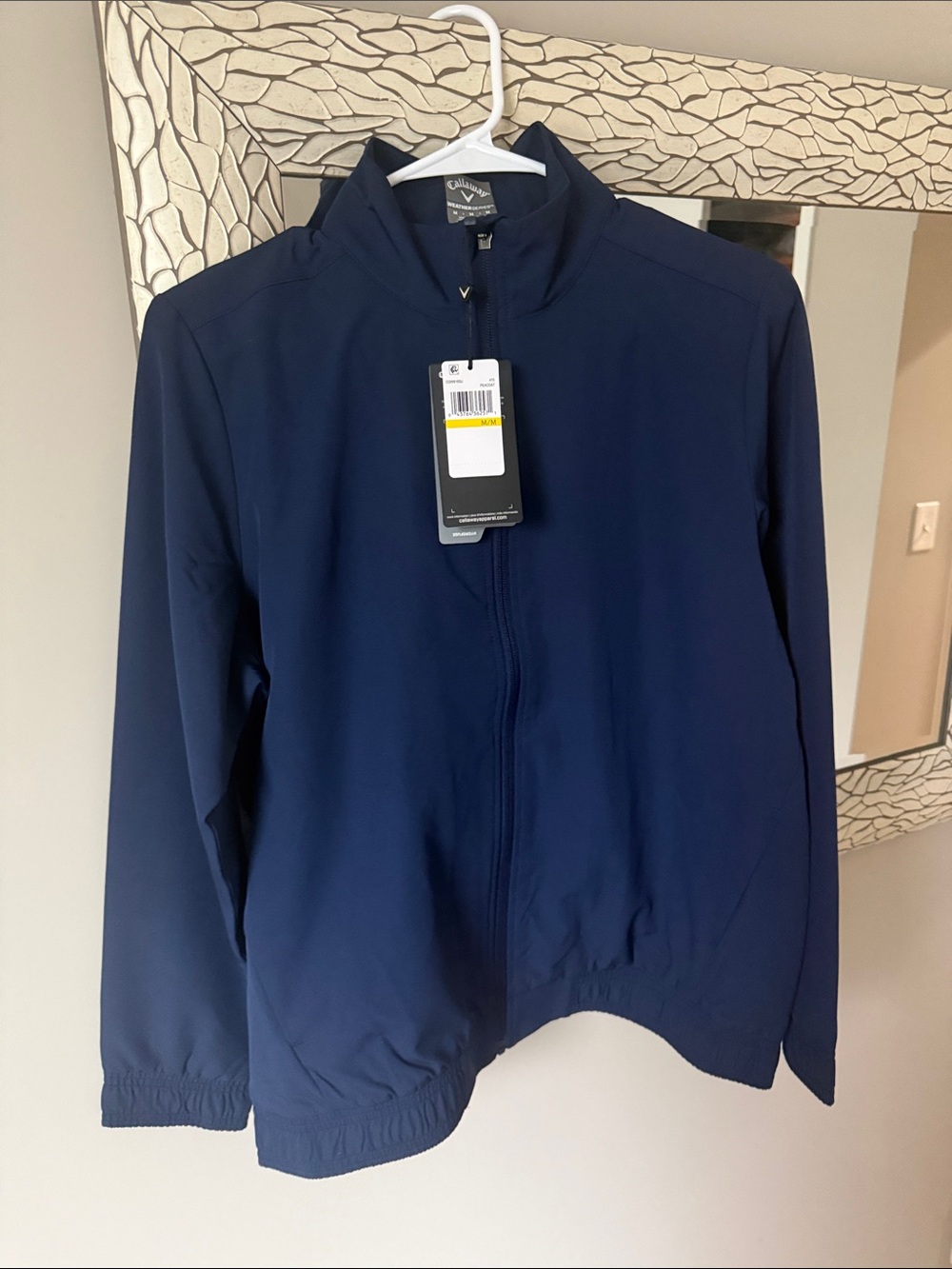 Callaway weather series Navy Full-Zip Shirt Jacket size M water repellent